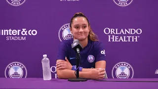 Ally Lemos | Post-Game Comments | Orlando Pride vs. Racing Louisville