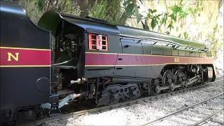 Norfolk and Western J class 611 pulling a rake of Heavy US Pullman`s at the PLM line