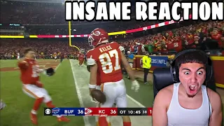 GREATEST NFL PLAYOFF GAME EVER! ALLEN VS MAHOMES! Reacting To Bills Vs Chiefs Divisional Highlights!