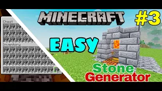 I Build MINI Cobblestone Generator || SURVIVAL SERIES || #3