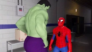 WWE 2K17 HULK VS SPIDERMAN   BACKSTAGE BRAWL MATCH