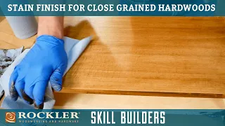 How To Apply A Gel Stain On Closed Grained Hardwood - Wood Finish Recipe 3 | Rockler Skill Builder