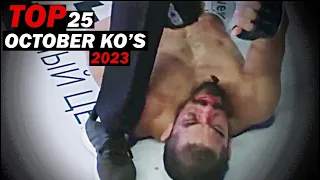 TOP 25 KNOCKOUTS OF OCTOBER 2023