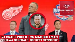 '24 Draft Profile: Beckett Sennecke of the Oshawa Generals featuring Max Bultman of the Athletic