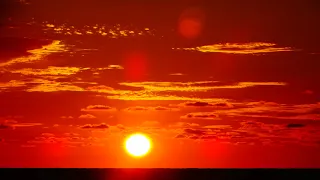 Red sunset (timelapse)