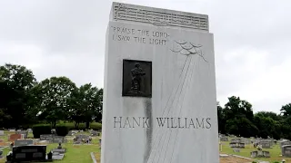 HANK WILLIAMS Grave/Death Car Museum/Statue - Montgomery AL