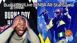 Did BURNA BOY Have The BEST NBA HALF TIME PERFORMANCE?🏀🇳🇬| UK REACTION ft. Ye, Last Last +