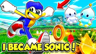 I Became SONIC In SONIC SPEED SIMULATOR! (Roblox)