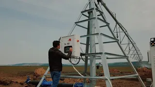 Instalatie de irigat - de tip pivot fix de 500 m, marca IRTEC