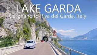 4K Lake Garda Scenic Drive [Remake] | Gargnano to Riva del Garda, Italy