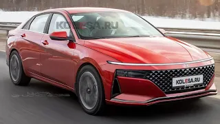 Updated New Hyundai Elantra 2024 Facelift | Teased | Rendered | Details | Spy Shots | South Korea