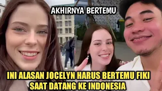 Akhirnya bertemu, ini alasan Jocelyn harus bertemu Fiki saat datang ke Indonesia