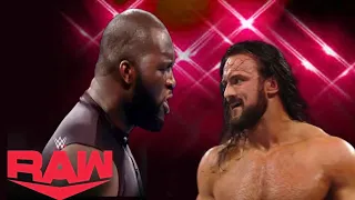 WWE - Omos Jordan omogbehin vs Drew McIntyre - Wwe Raw 2021