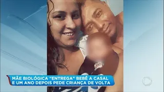 Mãe biológica pede de volta criança que deu para adoção