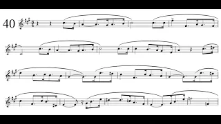 Concone 50 No.40 - Solo Bb Clarinet
