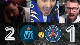 LES RÉACTIONS DE L’INCROYABLE CLASSICO OM-PSG (2-1) - (L’immigré parisien , Sowdred , TPF ect…)