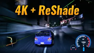 NFS Carbon - 4K Textures + ReShade & Improved Lighting Mod