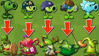 Team PEAS & THROW Plants Battles! - Who Will Win? - Pvz 2 Plant vs Plant