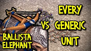 ELITE BALLISTA ELEPHANT vs EVERY GENERIC UNIT | AoE II: Definitive Edition