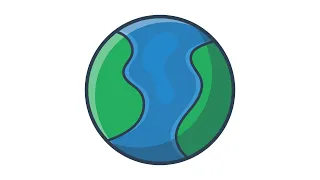 Create Earth Planet | Beginner Adobe Illustrator Tutorial | Flat Illustration