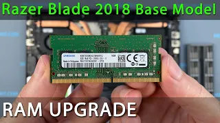 Razer Blade 15” Base (2018) Model RZ09 RAM Upgrade and Install | Step-by-step DIY Tutorial