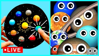 Planet Crafts for Baby 🪐🌎🔭☄️🔴 | Mercury Venus Earth Mars Jupiter Saturn Uranus Neptune