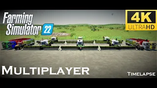 Wheat harvest|Weizenernte|Multiplayer|No man´s land|Timelapse|Farming Simulator 22|LS22|FS22