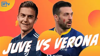 Juventus vs Hellas Verona Live stream goal reactions! Serie A live