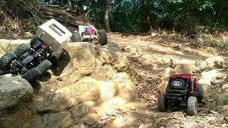 Enioy rc crawler hiking in Taipei Battleship Rock 2024/3/24  -4