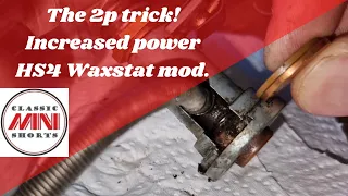 110 Classic Mini Restoration - 2p trick Waxstat HS4 carburettor