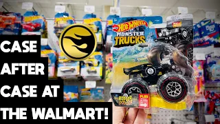 THIS HOT WHEELS TREASURE HUNT MONSTER TRUCK IS SO COOL!! WALMART GOT SO MANY NEW HOT WHEELS CASES!!