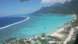 AIr Tahiti ATR 72-600 F-ORVT takeoff Moorea