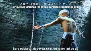 BIGBANG - Fantastic Baby MV [Danish subs + Romanization + Hangul]