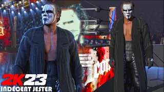 WWE 2K23 - Sting TNA Entrance w/ Slay Me Entrance Theme and Entrance Graphics! - WWE 2K23 Mods