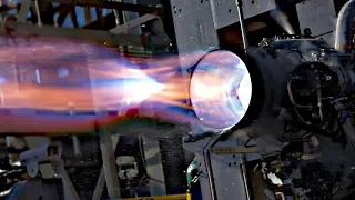 Launcher E-2 liquid rocket engine, 3D-printed LOX/Kerosene liquid rocket engine - 3'20" test run