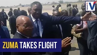 WATCH: Zuma arrives in Zim after #StateCaptureReport