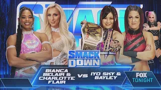 Bianca Belair & Charlotte Flair VS Damage CTRL 2/2