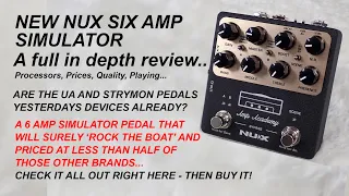 NUX NGS-6 Amp Simulator Review: is this better than Strymon & UA?