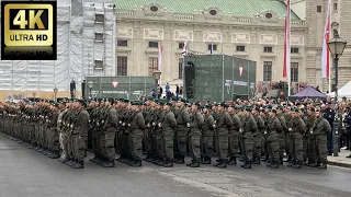 Österreichischer Nationalfeiertag  - Heldenplatz Angelobung der 1.000 Rekruten 26.10.2022 - 4K UHD