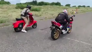 VESPA Vs NINJA.. siapa yang juara.?