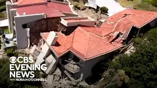 Homes destroyed in California landslide