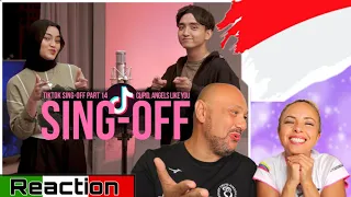 SING-OFF TIKTOK SONGS PART 14 REZA vs Eltasya Natasha | ITALIAN REACTION & ANALYSIS