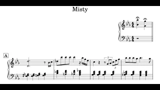 Misty（sheet music)