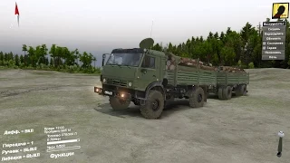 SpinTires 2017  КАМАЗ -- 4350