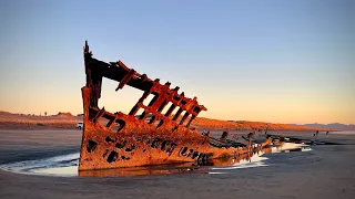 Peter Iredale Shipwreck Exposed from 1906