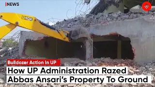 Umesh Pal Murder Case: UP Administration Uses Bulldozer To Raze Illegal Property Of Abbas Ansari