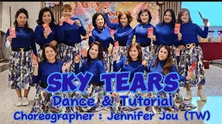 Sky Tears ||Dance & Tutorial | By Senam Sahabat|| 29April 2024 ||Choreo : Jennifer Jou (TW)