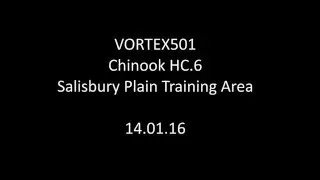 VORTEX501 Chinook HC.6, Salisbury Plain Training Area.