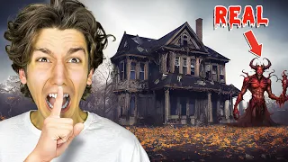Surviving World's MOST HAUNTED HOUSE (Ghost Caught On Cam)