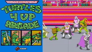 Teenage Mutant Ninja Turtles (1989) Arcade Game 4 Players Co-op